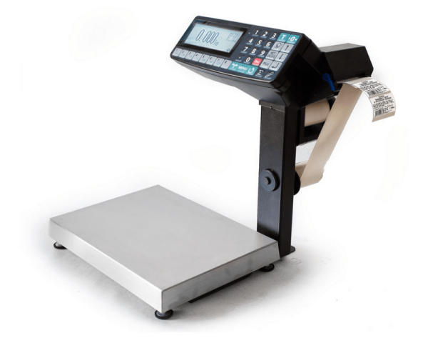 МАССА-К МК-15.2-R2P-10-1 Весы с печатью этикеток. Торговые. 2 экрана, Масса-К - торговое оборудование.